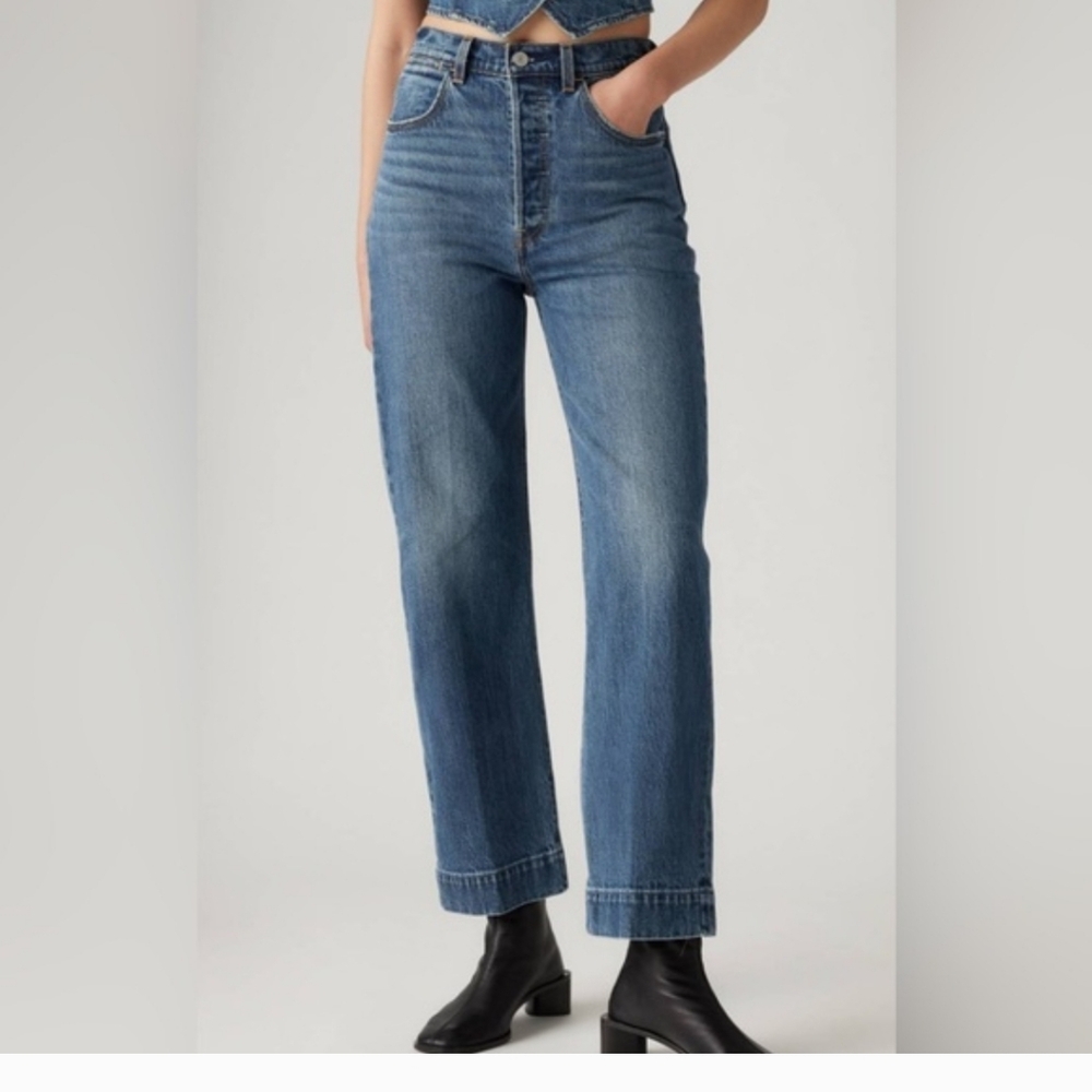 Levi's Women's Straight Leg Blue Jeans